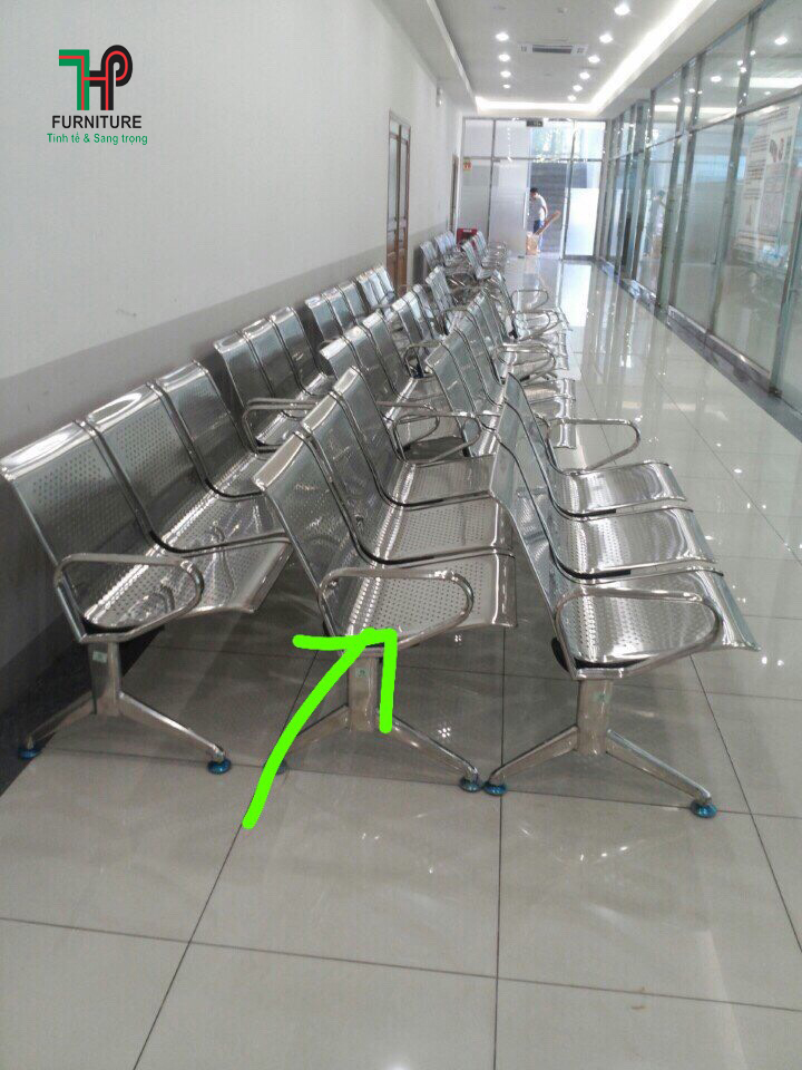 băng ghế chờ inox