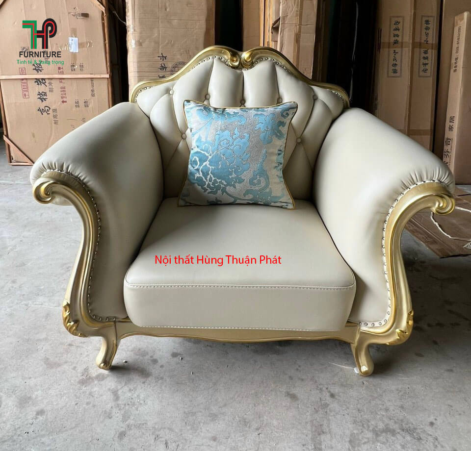 Sofa tân cổ điển màu trắng (1)
